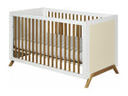 Chambre complète bébé 70x140 cm panneaux de fibres blanc Homelumiere