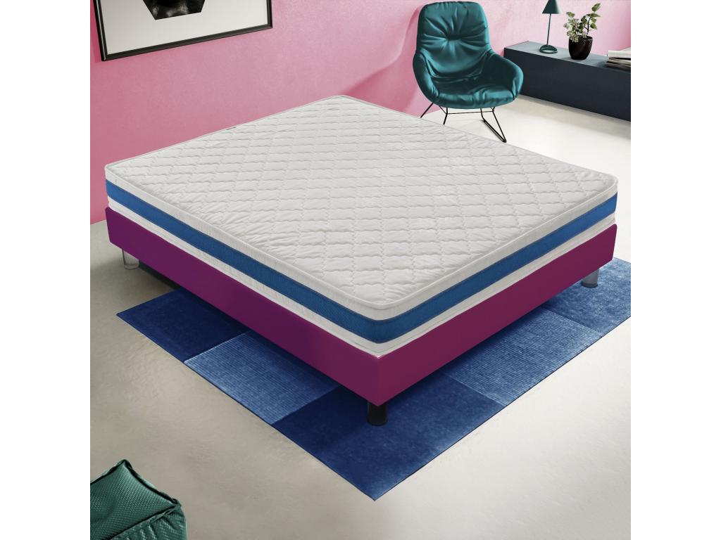 Matelas en mousse - réversible - 11 zones de confort – niveau de rigidité H1 105x190 cm
