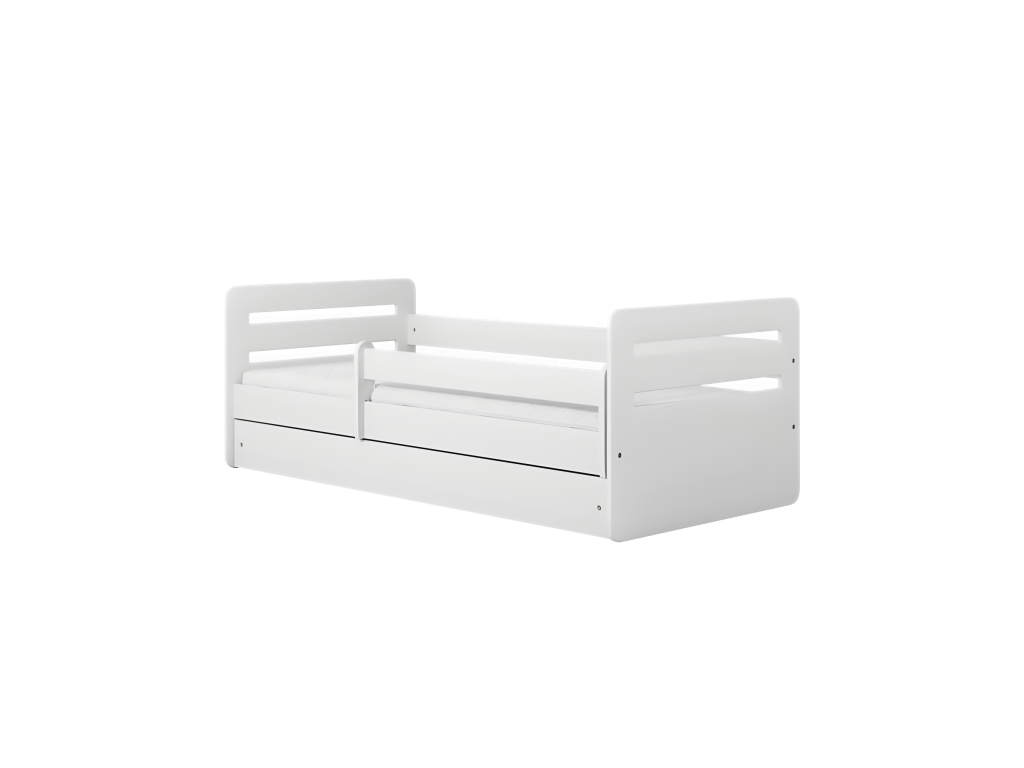 Lit Homelumiere blanc avec tiroir avec matelas 160/80