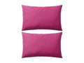 Oreiller d'extérieur 2 pcs 60x40 Rose