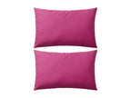Oreiller d'extérieur 2 pcs 60x40 Rose
