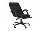 Fauteuil de massage inclinable de bureau Noir Similicuir
