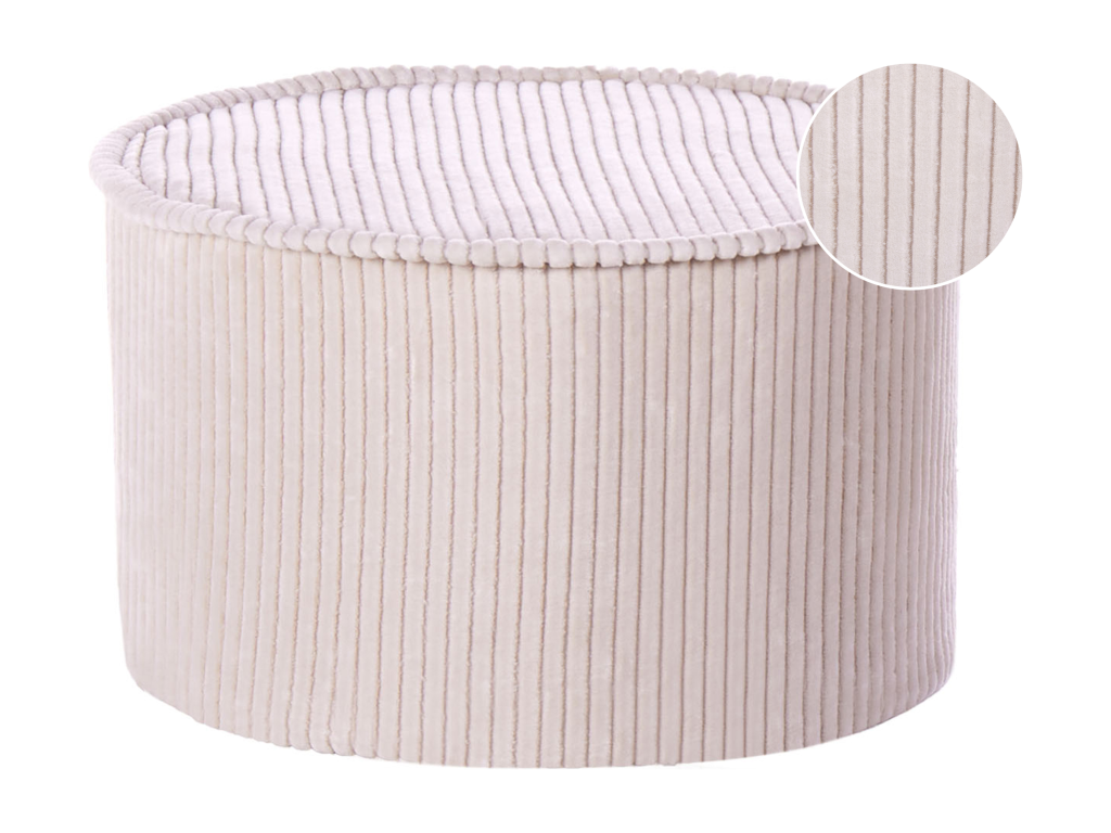 Homelumière ZIKRIA Velours 40 cm 40 cm Beige clair