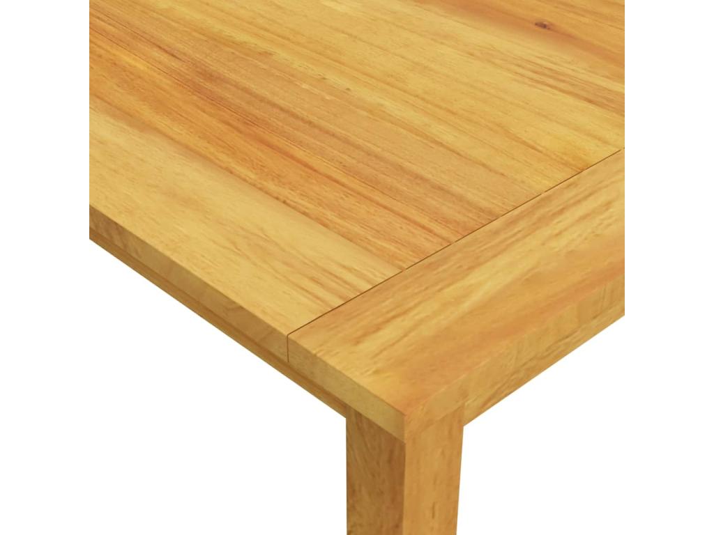 Ensemble de salle à manger de jardin 3 pièces Noir