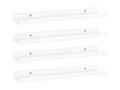 Etagères murales 4 pcs Blanc 40x9x3