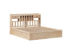 Cadre de lit sans matelas 180x200 cm bois massif de pin