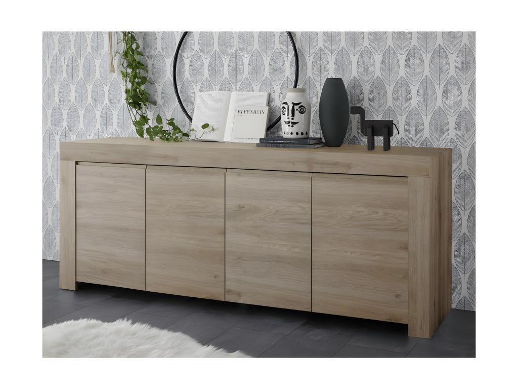 Buffet 4 portes L210 cm - Homelumière