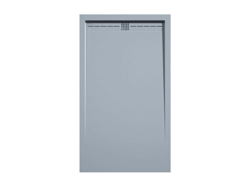 Receveur de douche Gris finition Lisse Homelumiere CACH grille de couleur - 120x80 cm