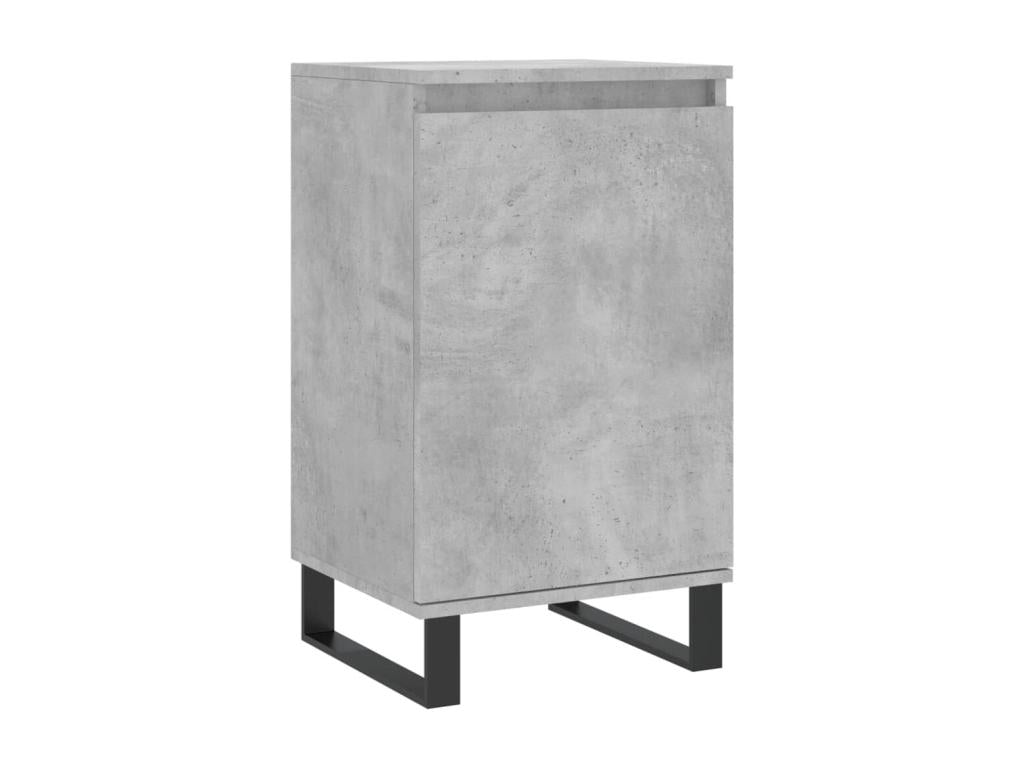 Buffet gris béton 40x35x70 cm bois d'ingénierie