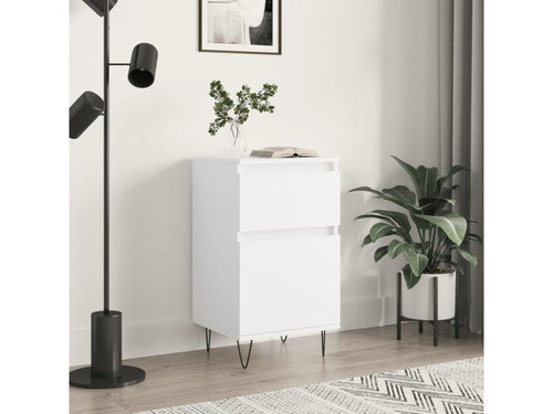 Buffet blanc 40x35x70 cm bois d'ingénierie 44081RQOK