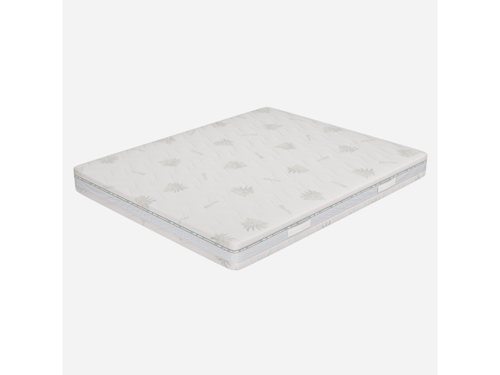 Matelas Homelumiere 180x200 hauteur 25 cm - Housse amovible revêtement Aloe Homelumiere - Evolution