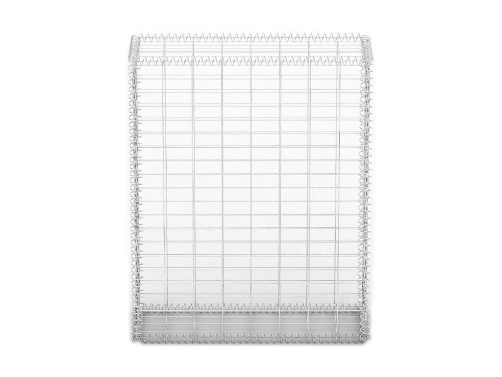 Panier de gabion avec couvercle Fil renforcé 100x80x30