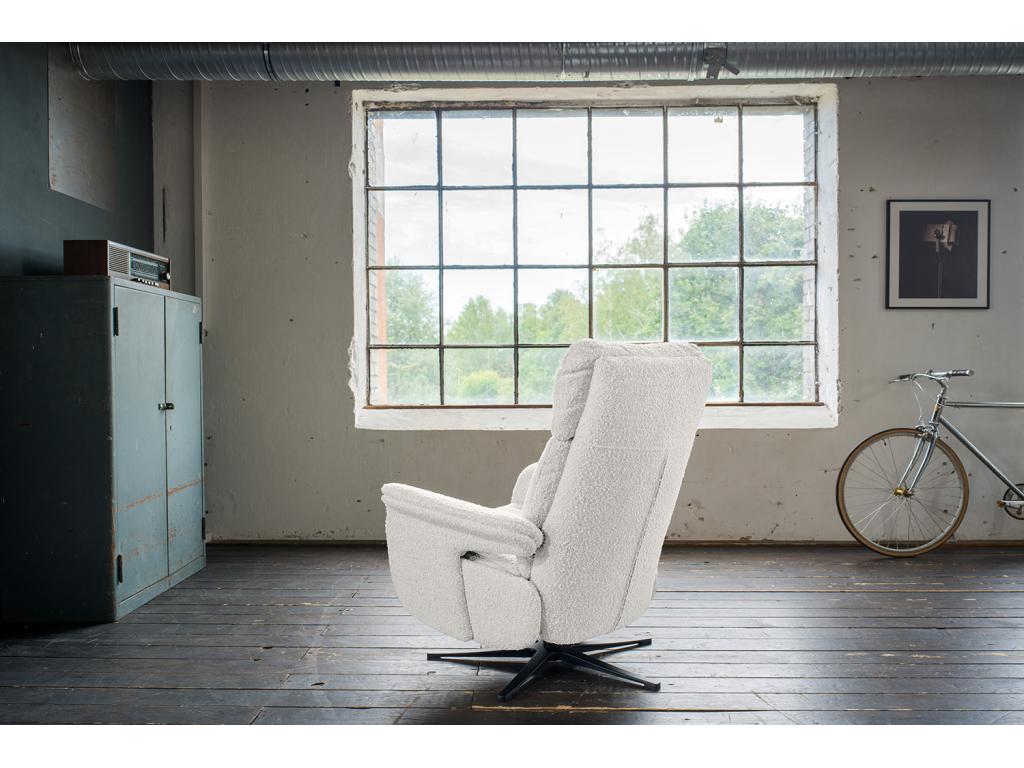 Fauteuil - gris clair tissu tissé - Homelumiere