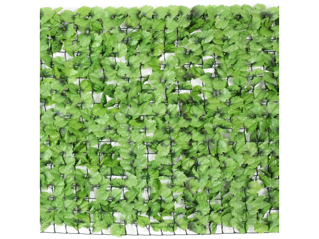 Haie artificielle/Homelumiere vue pour balcon feuilles 300x150cm