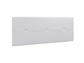 Tête de Lit Homelumiere 3 Boutons Similicuir 160x55x4Cm Blanc - Homelumiere