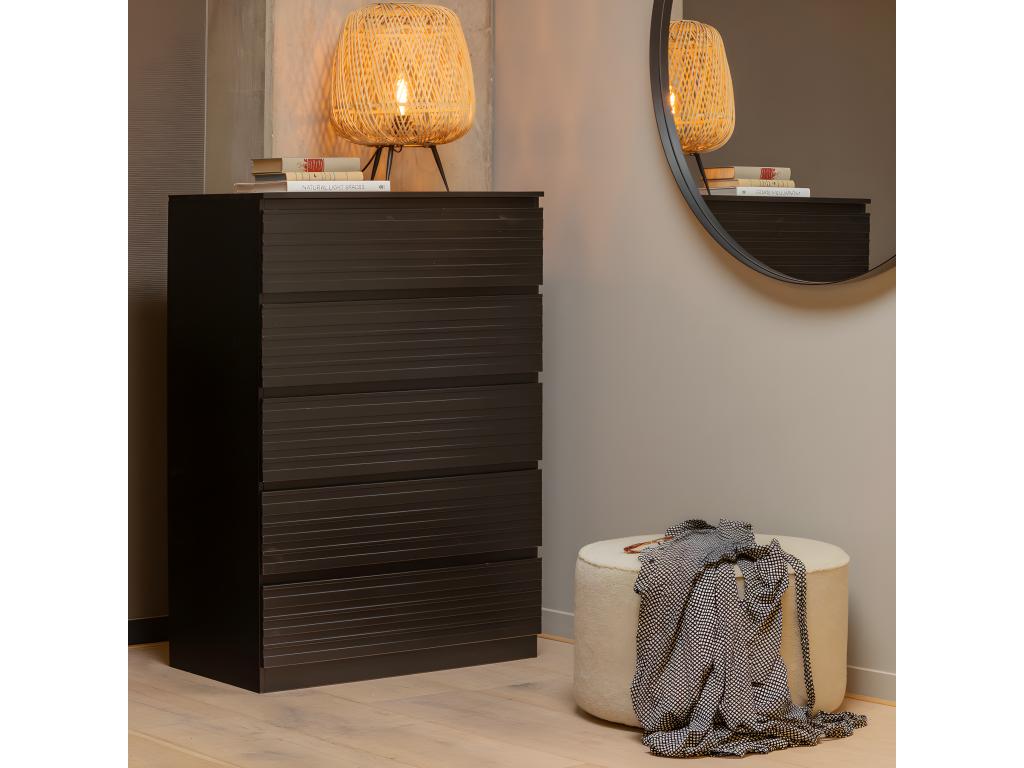 Homelumiere - Pouf rond en tissu bouclette 60cm - Blanc cassé