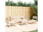 Salon de jardin 5 mcx bois de pin massif 38246WHWQ