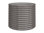 Jardinière de jardin Acier enduit de poudre 80x80x68 cm Gris