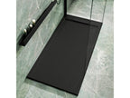 Receveur de douche 70x180cm extra plat Homelumiere en résine surface ardoisée noir