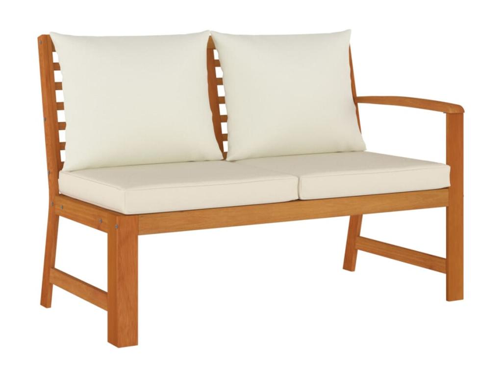 Ensemble à manger de jardin coussins 7 pcs Bois Homelumiere