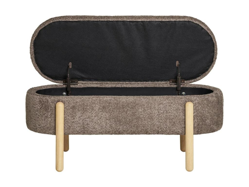 Banc avec Rangement Homelumiere Marron 41x98x48 cm Homelumiere