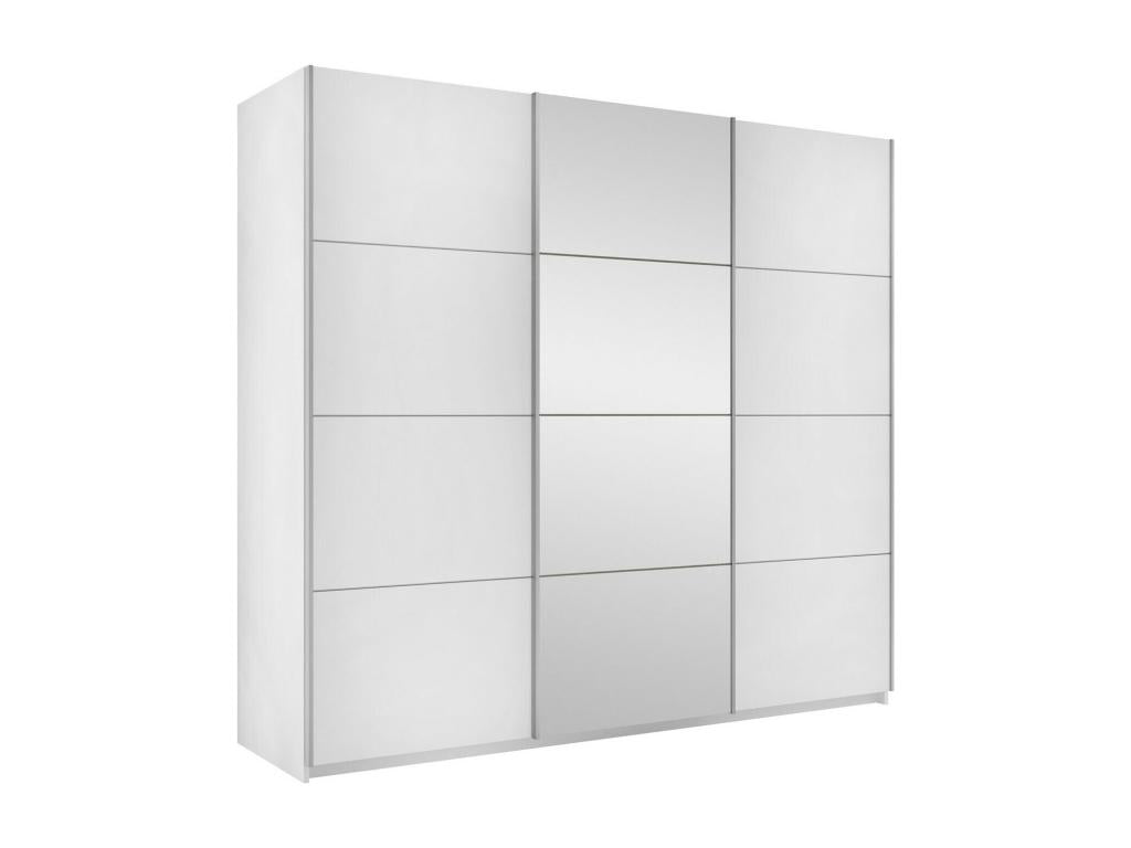 Armoire Homelumiere 364 Blanc 210x250x60cm Portes d'armoire Glissement