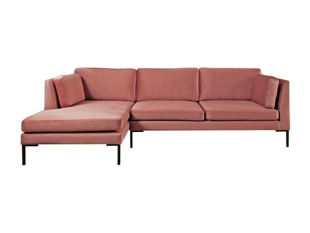 Canapé d'angle Delimoa 108 Rose 278x162x86cm 03148PQZO