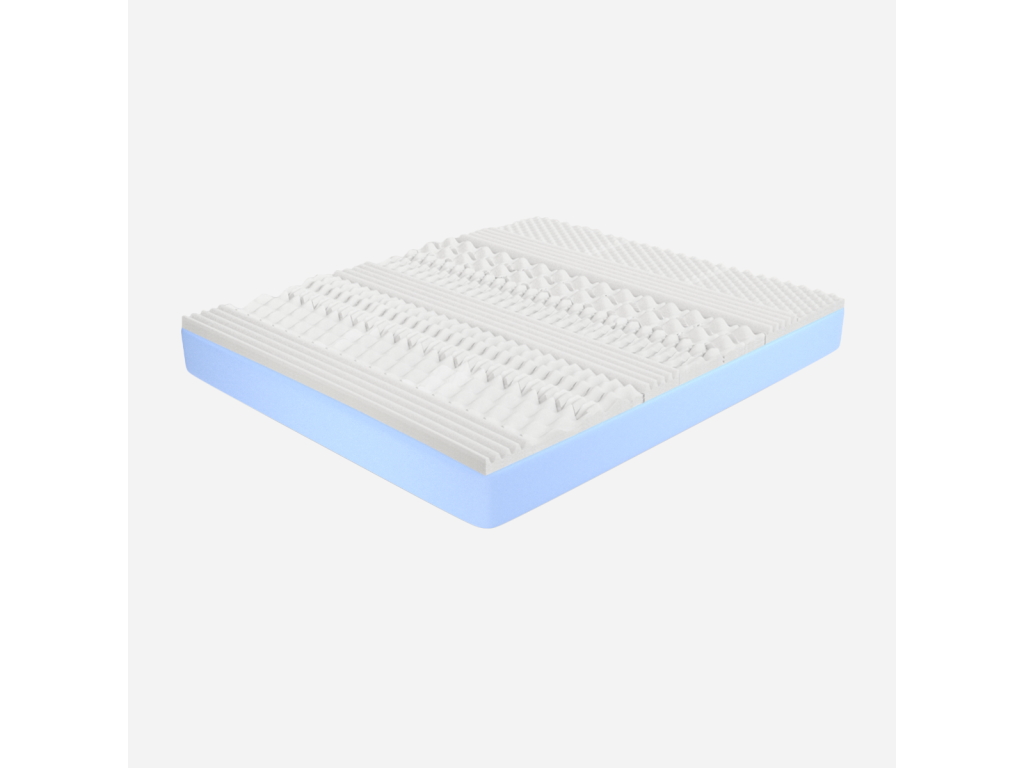 Matelas Homelumiere 180x200 hauteur 25 cm - Housse amovible revêtement Aloe Homelumiere - Evolution