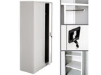 Vestiaire métallique 5 niveaux métal gris 90x40x180 cm 08 0000439