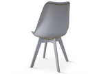 Lot de 2 Chaises Design Homelumiere 82cm Gris