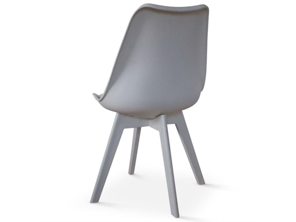 Lot de 2 Chaises Design Homelumiere 82cm Gris