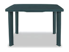 Homelumiere - Table de jardin Vert 101x68x72 cm Plastique