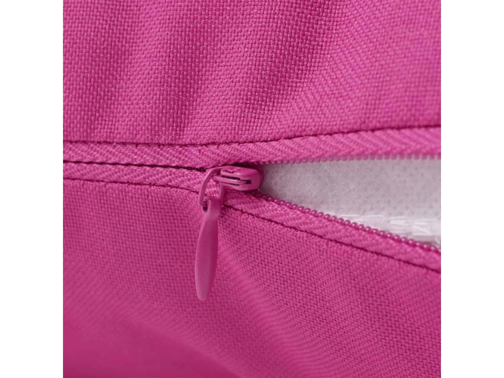 Oreiller d'extérieur 2 pcs 60x40 Rose