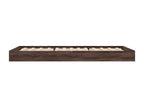 Cadre de lit chêne marron 90x200 bois d'ingénierie