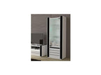 Vitrine petit modèle Homelumiere blanche et noire avec LED – 72x185x45 cm
