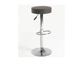 Tabouret original simili cuir gris Homelumiere