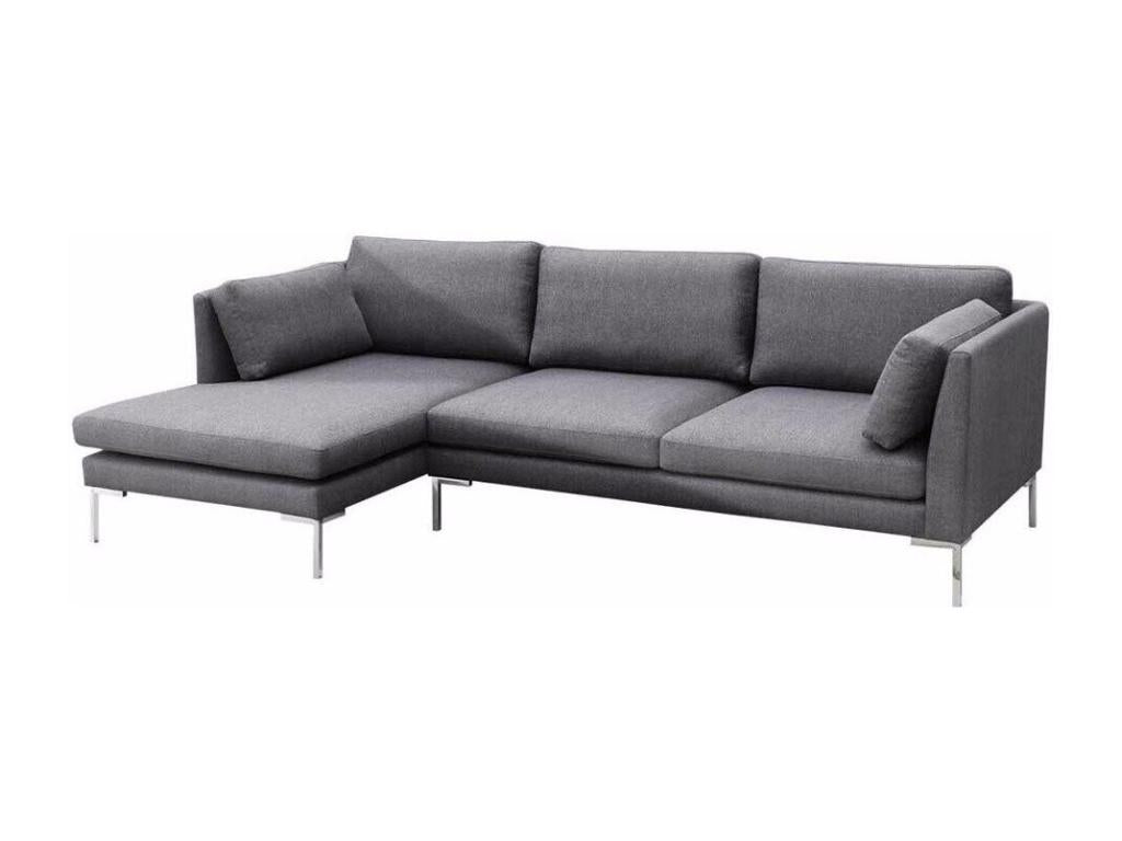 Canapé d'angle Delimoa 108 Rose 278x162x86cm 03148PQZO