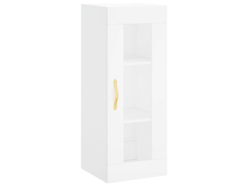 Armoire murale blanche 34,5x34x90 cm