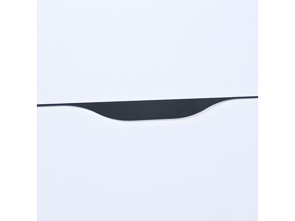 Homelumière - Chiffonnier 3 Tiroirs Coloris Blanc