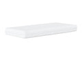 Lit de jour avec matelas noir 100x200 cm tissu