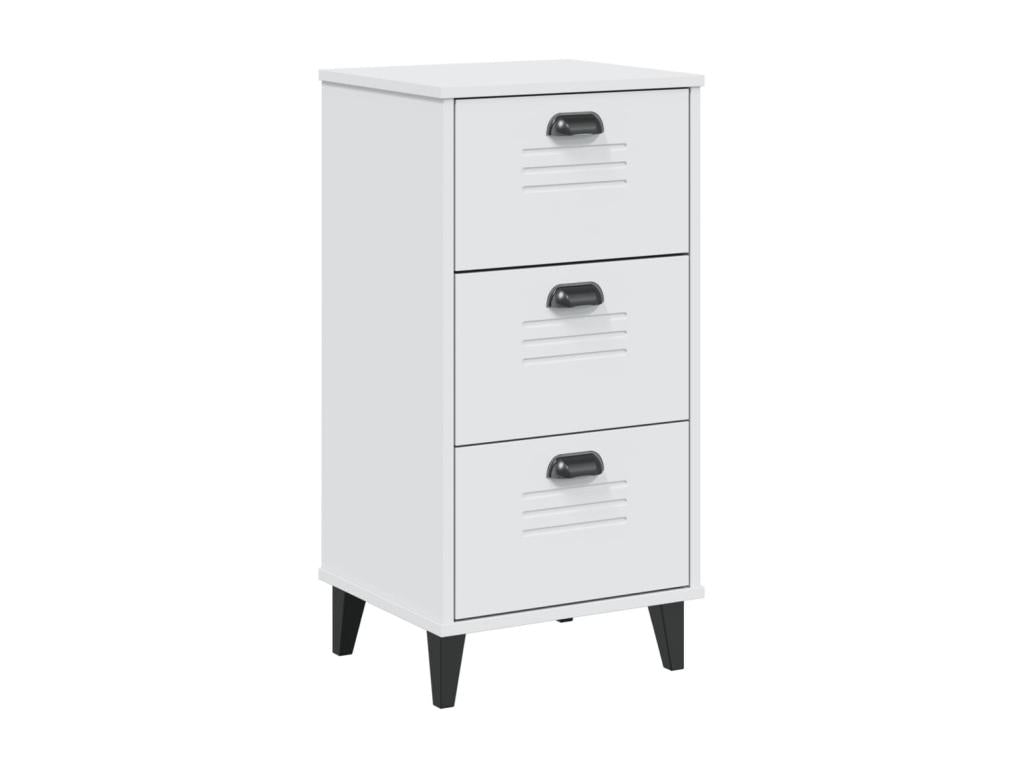 Homelumiere Premium - Table de chevet Homelumiere blanc bois d'ingénierie