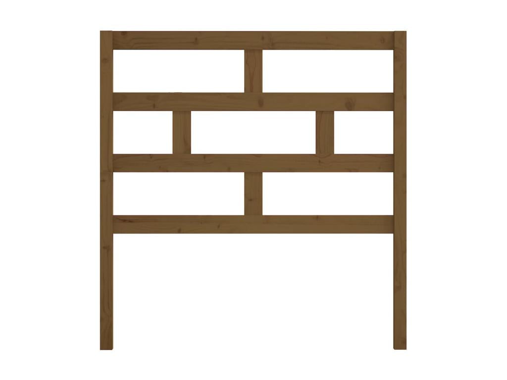 Tête de lit Marron miel 106x4x100 cm Bois massif de pin 59646VRRR