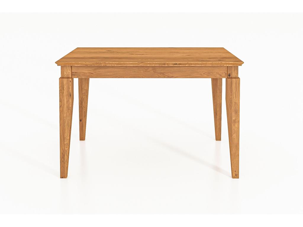 Homelumiere - Table avec plateau extensible en chêne sauvage huilé naturel
