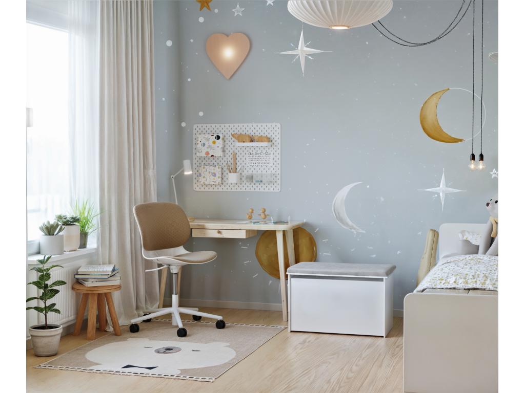 Coffre à jouets Homelumiere avec siège