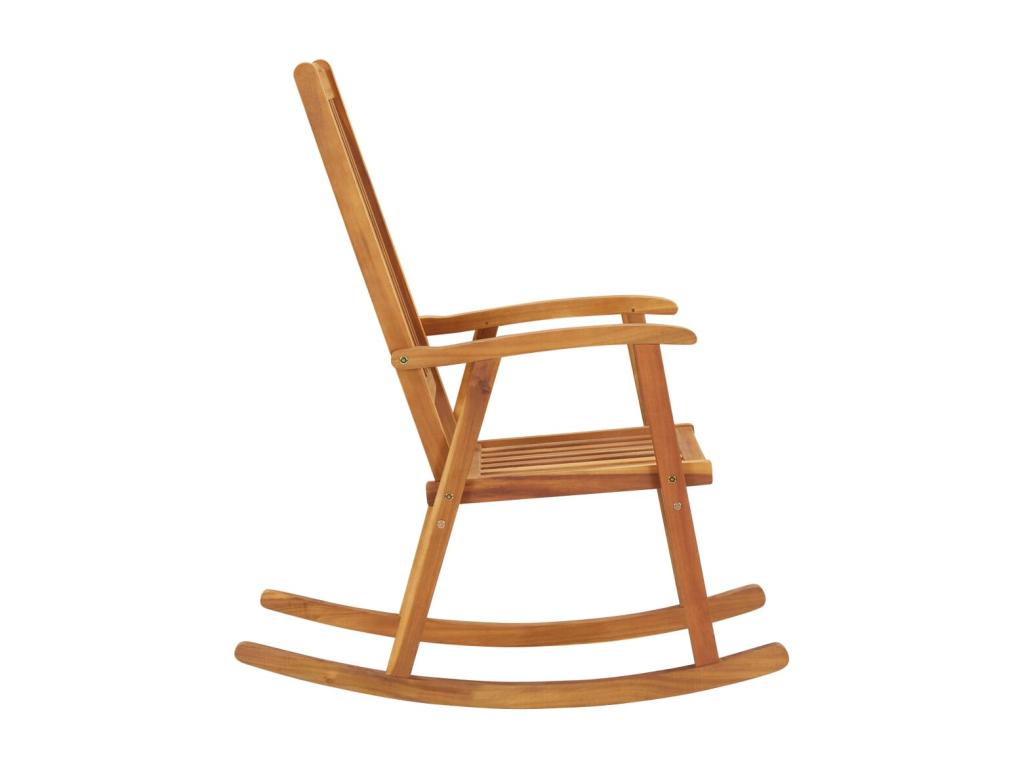 Chaise à bascule avec coussins Massif du Bois d'Homelumiere