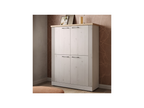 Vaisselier 4 portes Chêne Blanc - Homelumiere