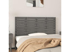 Tête de lit murale Gris 126x3x63 cm Bois massif de pin