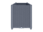 Jardinière gris 160x40x53 polypropylène