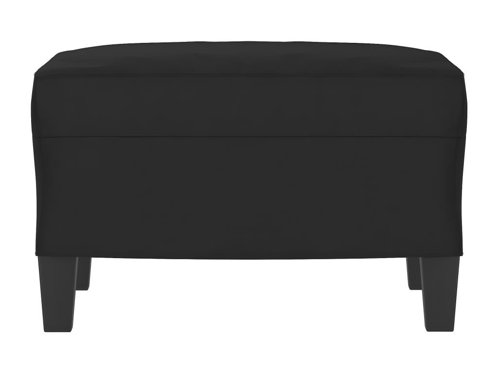 Repose-pied Noir 60x50x41 cm Tissu microfibre