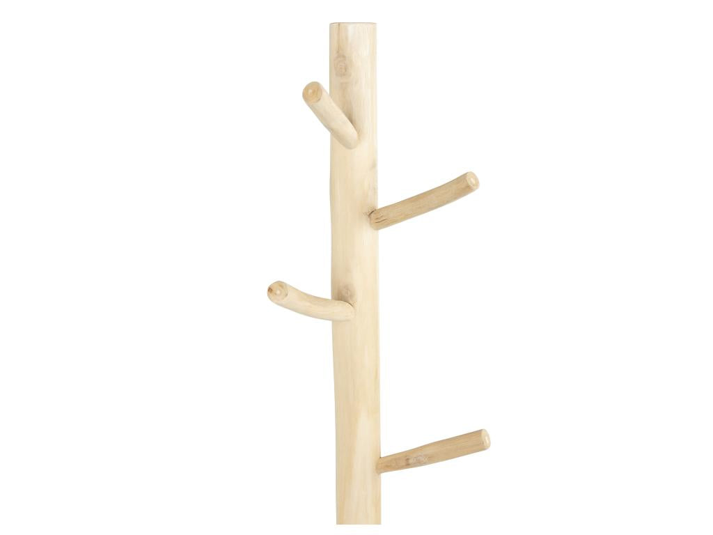 Porte-manteaux en bois de teck - Coloris Naturel - Homelumiere